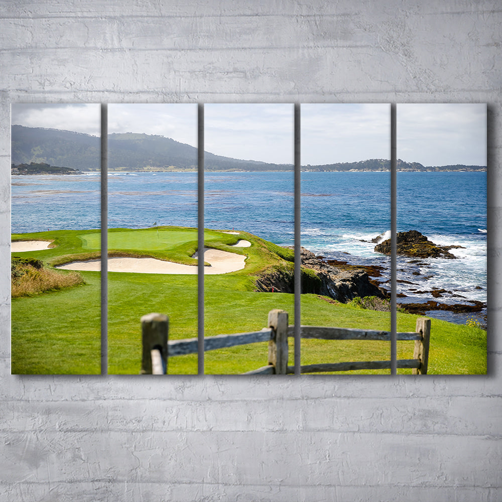 2023 Us Womens Open At Pebble Beach Golf Courses, Golf Art Print, Extra Large Canvas Print Wall Art
