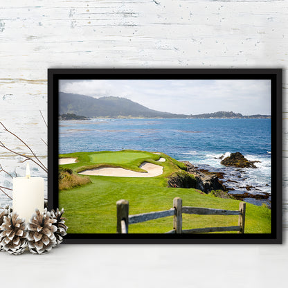 2023 Us Womens Open At Pebble Beach Golf Courses, Floating Framed Canvas Print Wall Art