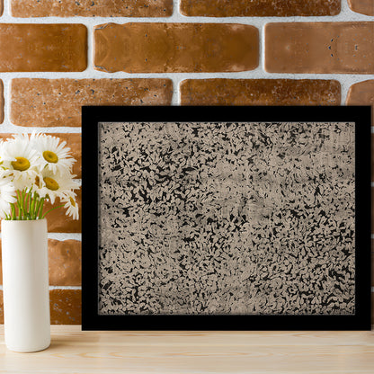 Abstract Neutral Floral Japanese Textile Botanical Framed Art Print Wall Decor, Large Size Art Minimalist Home Decor
