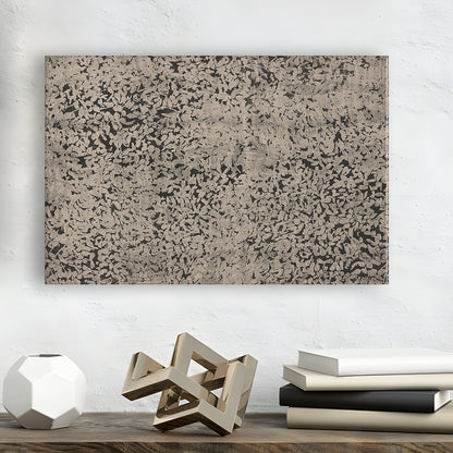 Abstract Neutral Floral Japanese Textile Botanical Canvas Print Wall Art, Large Size Art Minimalist Home Decor