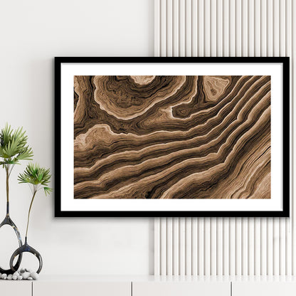Abstract Wood Texture Wall Decor, Large Art Print For Stunning Home, Wall Art Hanging, Framed Art Print White Border