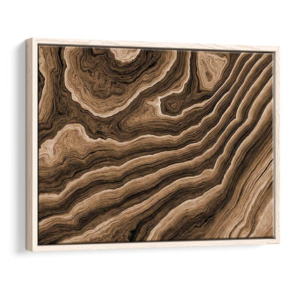 Abstract Wood Texture Wall Decor, Large Canvas Print For Stunning Home, Framed Cavas Print, Floating Frame