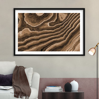 Abstract Wood Texture Wall Decor, Large Art Print For Stunning Home, Wall Art Hanging, Framed Art Print White Border