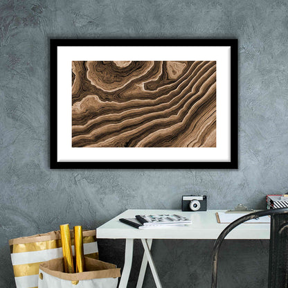 Abstract Wood Texture Wall Decor, Large Art Print For Stunning Home, Wall Art Hanging, Framed Art Print White Border