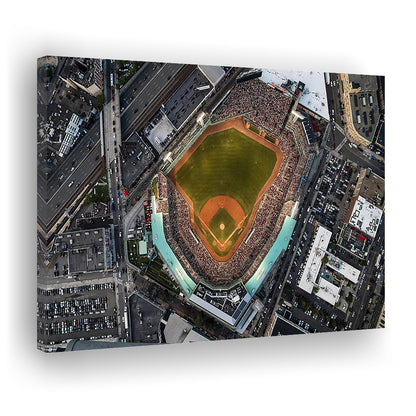 Aerial Fenway Park, Stadium Canvas, Sport Art, Gift for him, Man Cave Decor, Art Print, Canvas Print Wall Art