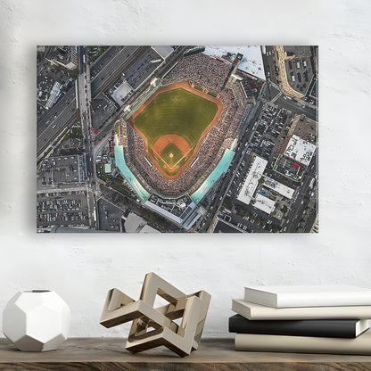 Aerial Fenway Park, Stadium Canvas, Sport Art, Gift for him, Man Cave Decor, Art Print, Canvas Print Wall Art