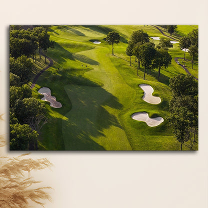 Aerial Photo Of A Summer Golf Course, Golf Art Print,Gifts Golf Lover