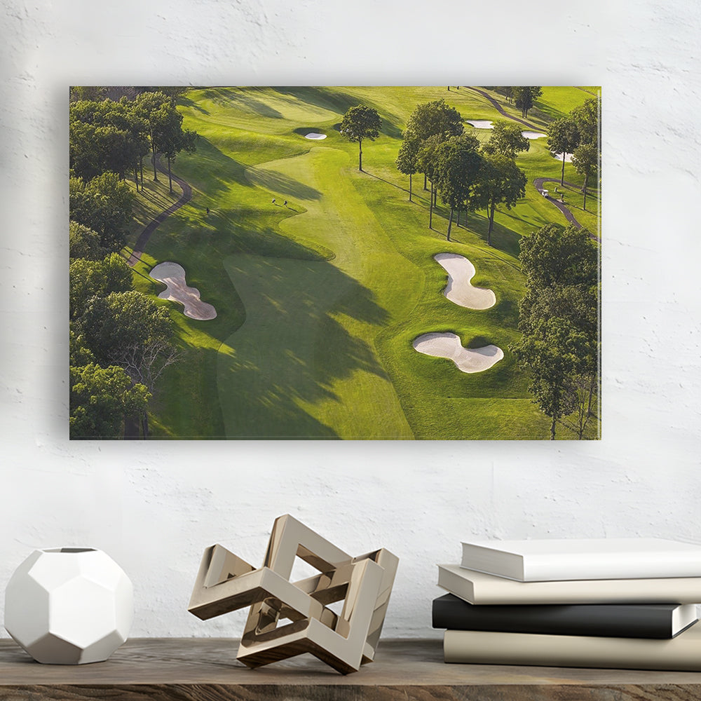 Aerial Photo Of A Summer Golf Course, Golf Art Print,Gifts Golf Lover