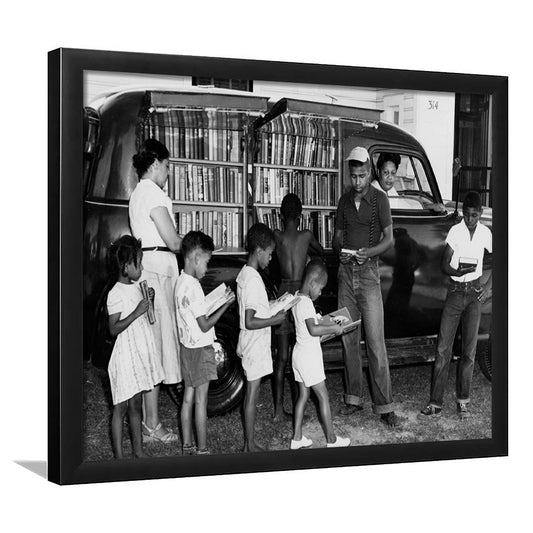 African American Children Photo Print, Black and White, Vintage Wall Decor, Framed Art Print Wall Decor