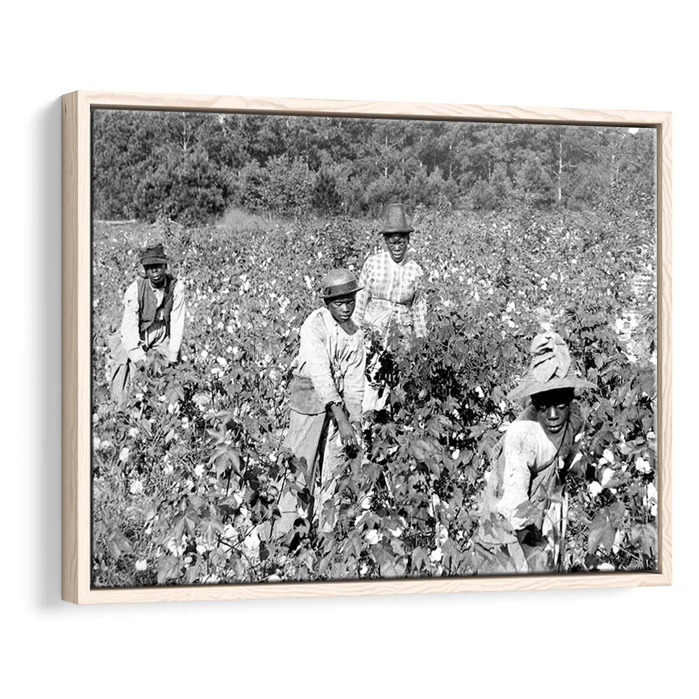 African American Women Photo Print, Black and White, Black History Month Art, Floating Framed Canvas Print
