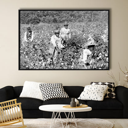 African American Women Photo Print, Black and White, Black History Month Art, Floating Framed Canvas Print