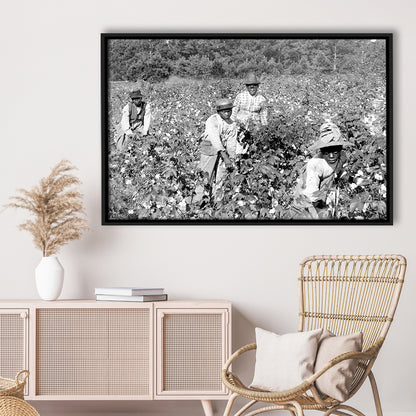 African American Women Photo Print, Black and White, Black History Month Art, Floating Framed Canvas Print