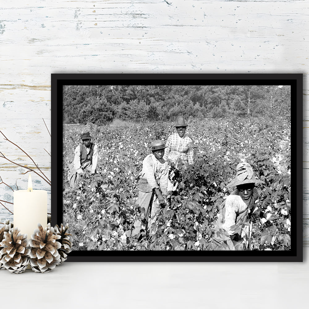 African American Women Photo Print, Black and White, Black History Month Art, Floating Framed Canvas Print