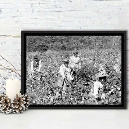 African American Women Photo Print, Black and White, Black History Month Art, Floating Framed Canvas Print