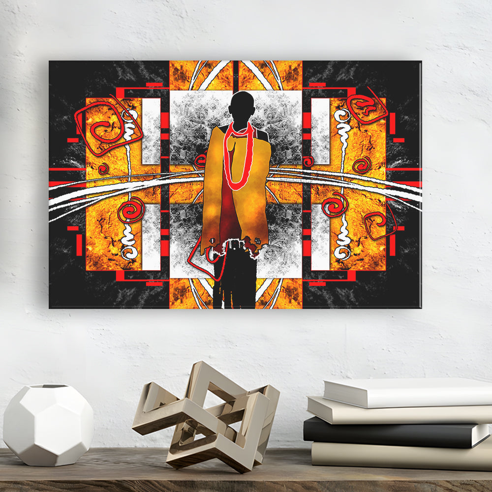 African Ethnic Wall Decor African, Canvas Print Wall Art, Wall Decor, Painting Canvas