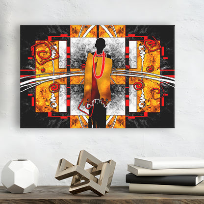 African Ethnic Wall Decor African, Canvas Print Wall Art, Wall Decor, Painting Canvas