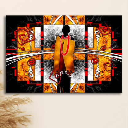 African Ethnic Wall Decor African, Canvas Print Wall Art, Wall Decor, Painting Canvas