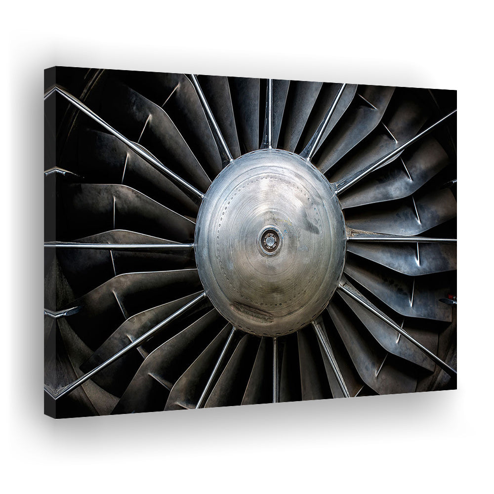 Aircraft Art Turbine Wall Art, Turbine Wall Decor, Plane Canvas Print Artwork, Cavas Print Wall Art Hom Decor