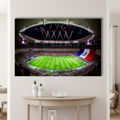 Akron Stadium, Stadium Canvas, Sport Art, Gift for him, Man Cave Decor, Art Print, Canvas Print Wall Art