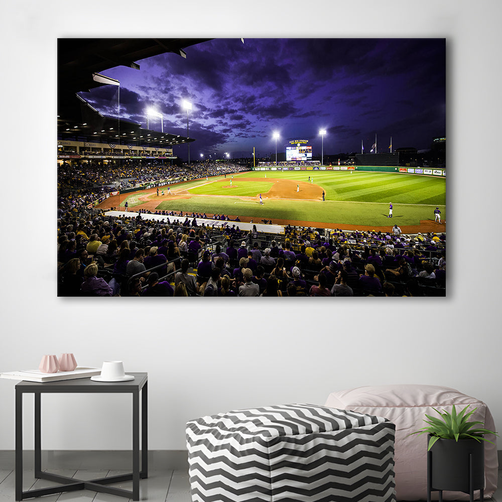 Alex Box Stadium, Stadium Canvas, Sport Art, Gift for him, Man Cave Decor, Art Print, Canvas Print Wall Art