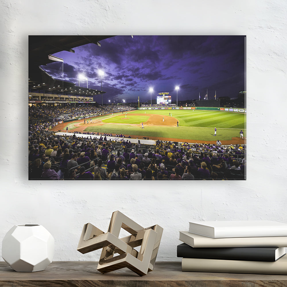 Alex Box Stadium, Stadium Canvas, Sport Art, Gift for him, Man Cave Decor, Art Print, Canvas Print Wall Art