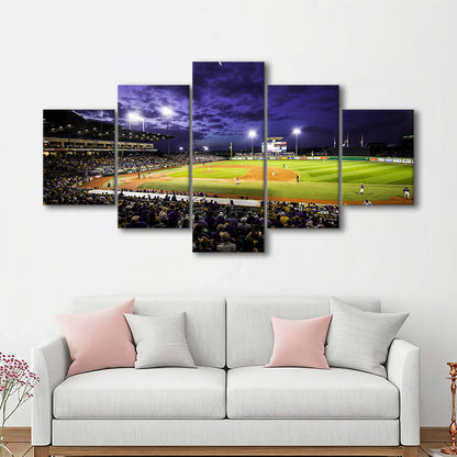 Alex Box Stadium, Stadium Canvas, Sport Art, Gift for him, 5 Panel, Large Canvas, Canvas Print Wall Art