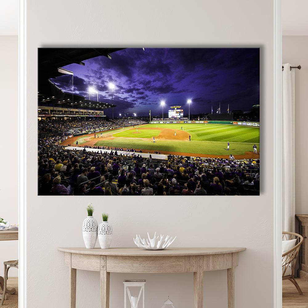 Alex Box Stadium, Stadium Canvas, Sport Art, Gift for him, Man Cave Decor, Art Print, Canvas Print Wall Art