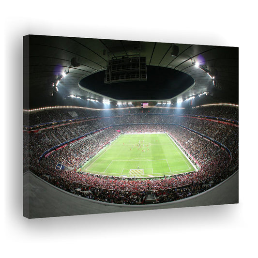 Allianz Arena Football Stadium, Stadium Canvas, Sport Art, Gift for him, Man Cave Decor, Art Print, Canvas Print Wall Art