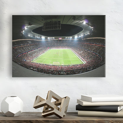 Allianz Arena Football Stadium, Stadium Canvas, Sport Art, Gift for him, Man Cave Decor, Art Print, Canvas Print Wall Art