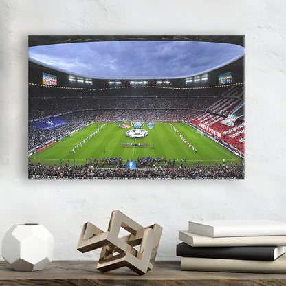 Allianz Arena Munich Germany, Stadium Canvas, Sport Art, Gift for him, Man Cave Decor, Art Print, Canvas Print Wall Art