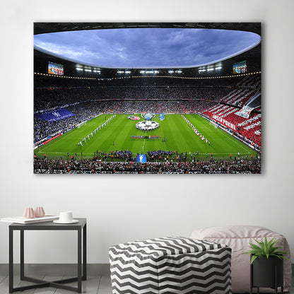 Allianz Arena Munich Germany, Stadium Canvas, Sport Art, Gift for him, Man Cave Decor, Art Print, Canvas Print Wall Art