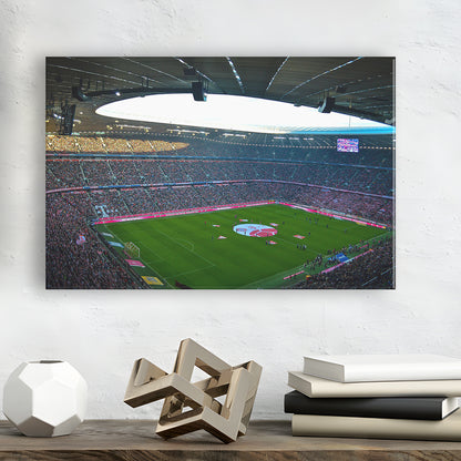 Allianz Arena Munich, Stadium Canvas, Sport Art, Gift for him, Man Cave Decor, Art Print, Canvas Print Wall Art