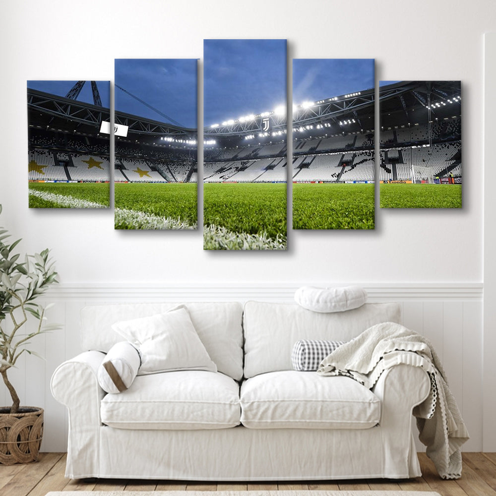 Allianz Stadium in Germany, Stadium Canvas, Sport Art, Gift for him, 5 Panel, Large Canvas, Canvas Print Wall Art