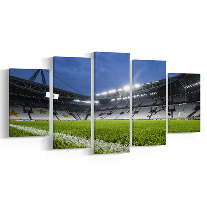 Allianz Stadium in Germany, Stadium Canvas, Sport Art, Gift for him, 5 Panel, Large Canvas, Canvas Print Wall Art