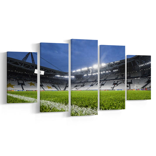 Allianz Stadium in Germany, Stadium Canvas, Sport Art, Gift for him, 5 Panel, Large Canvas, Canvas Print Wall Art
