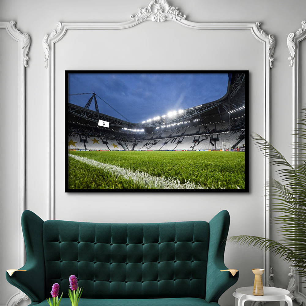 Allianz Stadium in Germany, Stadium Canvas, Sport Art, Gift for him, Framed Art Print Wall Decor, Picture Framed