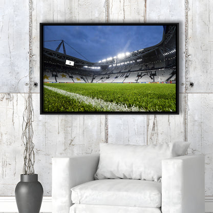 Allianz Stadium in Germany, Stadium Canvas, Sport Art, Framed Canvas Print Wall Art, Floating Frame