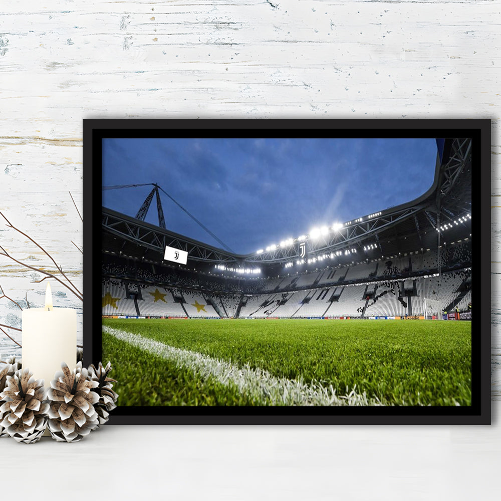 Allianz Stadium in Germany, Stadium Canvas, Sport Art, Framed Canvas Print Wall Art, Floating Frame
