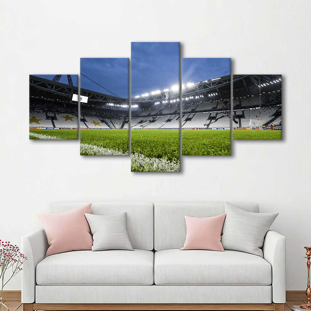 Allianz Stadium in Germany, Stadium Canvas, Sport Art, Gift for him, 5 Panel, Large Canvas, Canvas Print Wall Art