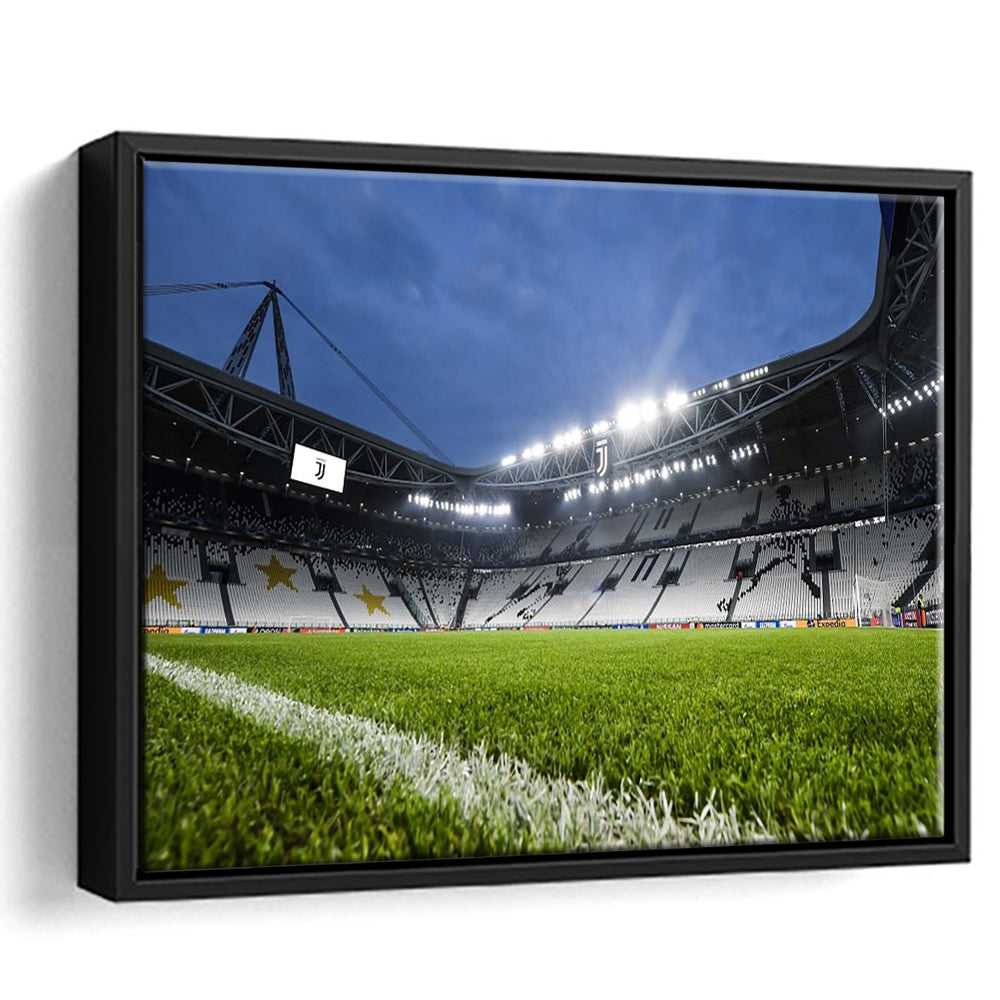 Allianz Stadium in Germany, Stadium Canvas, Sport Art, Framed Canvas Print Wall Art, Floating Frame