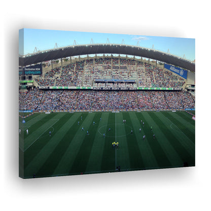 Allianz Stadium in Sydney, Stadium Canvas, Sport Art, Gift for him, Man Cave Decor, Art Print, Canvas Print Wall Art