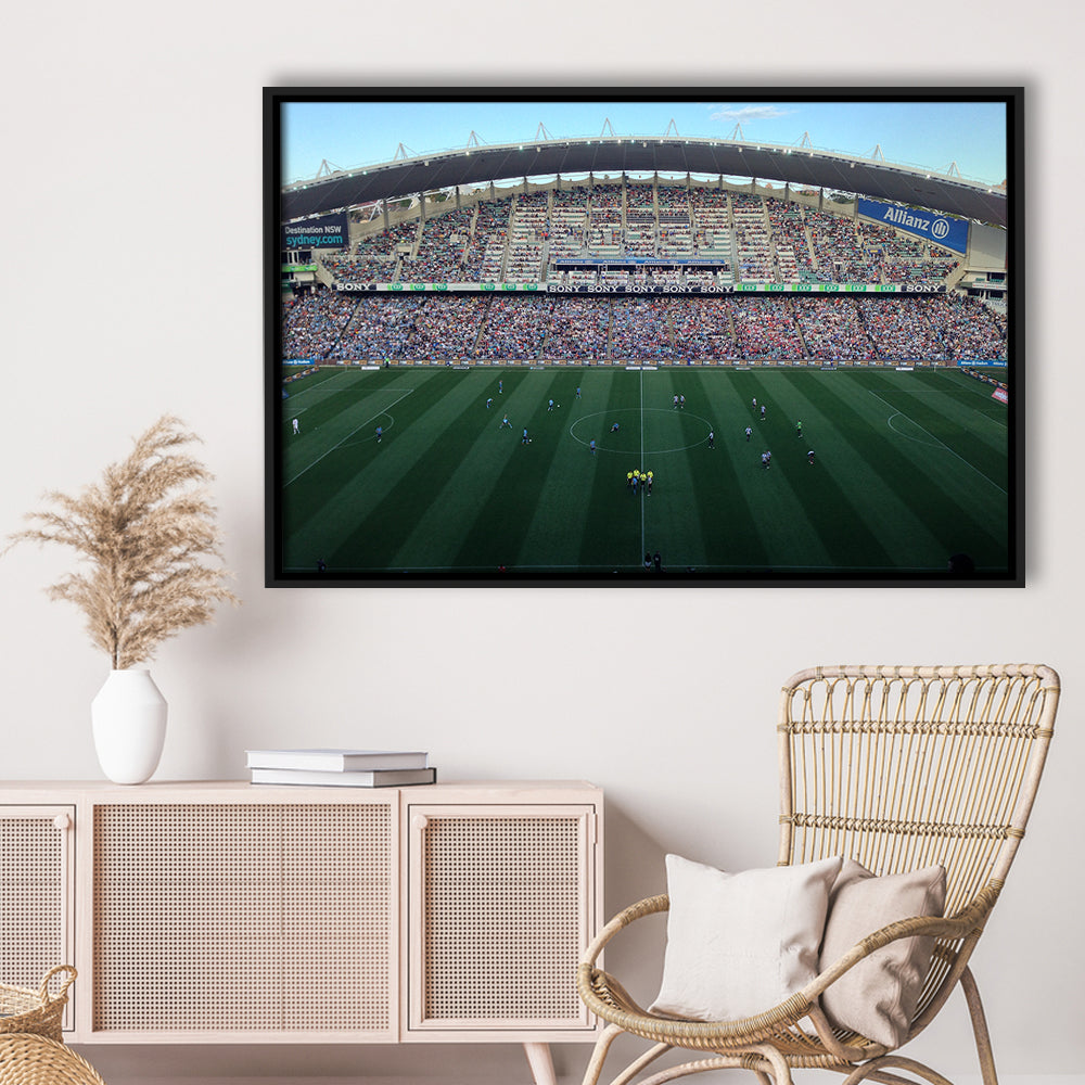 Allianz Stadium in Sydney, Stadium Canvas, Sport Art, Framed Canvas Print Wall Art, Floating Frame