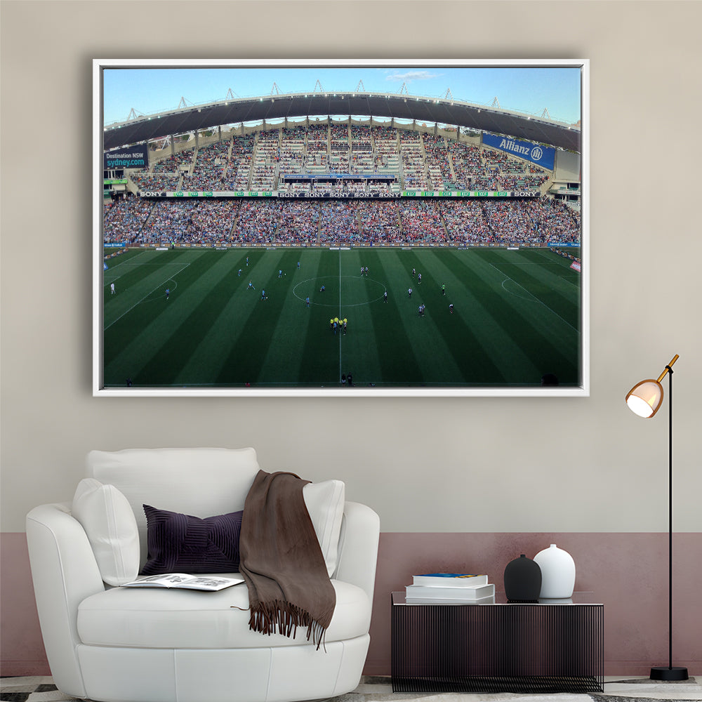 Allianz Stadium in Sydney, Stadium Canvas, Sport Art, Framed Canvas Print Wall Art, Floating Frame