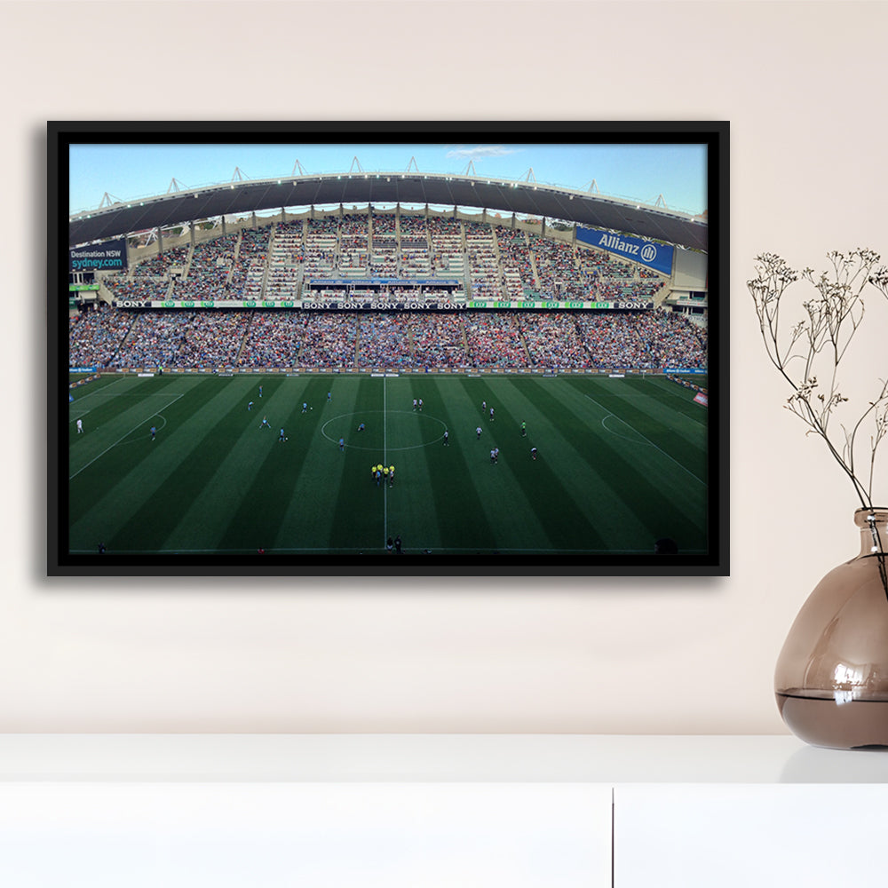 Allianz Stadium in Sydney, Stadium Canvas, Sport Art, Framed Canvas Print Wall Art, Floating Frame