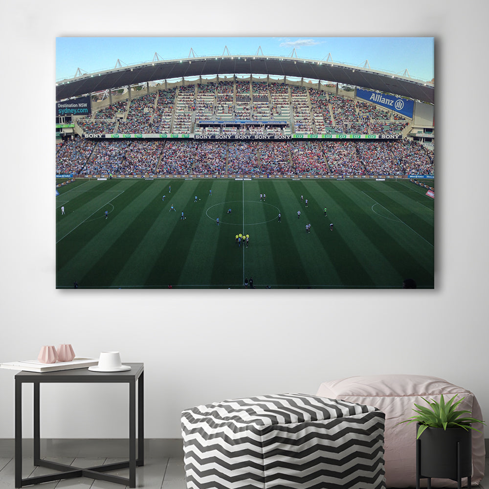 Allianz Stadium in Sydney, Stadium Canvas, Sport Art, Gift for him, Man Cave Decor, Art Print, Canvas Print Wall Art