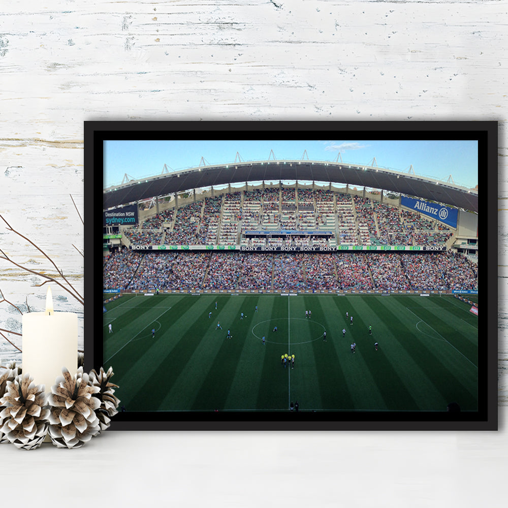 Allianz Stadium in Sydney, Stadium Canvas, Sport Art, Framed Canvas Print Wall Art, Floating Frame