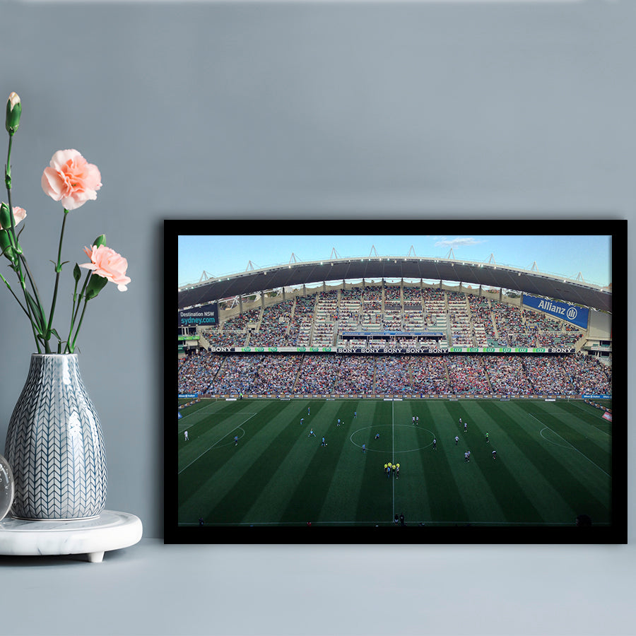 Allianz Stadium in Sydney, Stadium Canvas, Sport Art, Gift for him, Framed Art Print Wall Decor, Picture Framed