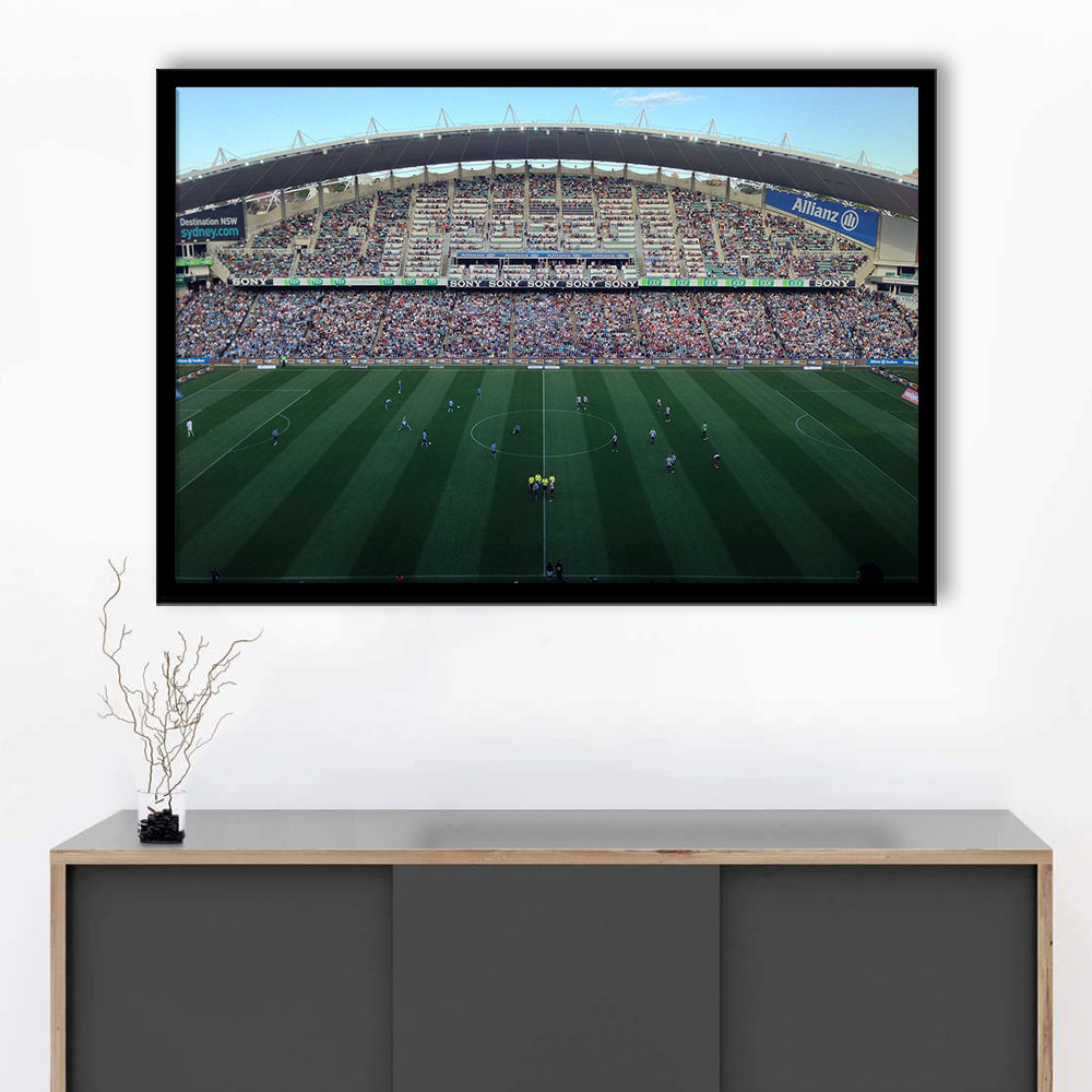 Allianz Stadium in Sydney, Stadium Canvas, Sport Art, Gift for him, Framed Art Print Wall Decor, Picture Framed