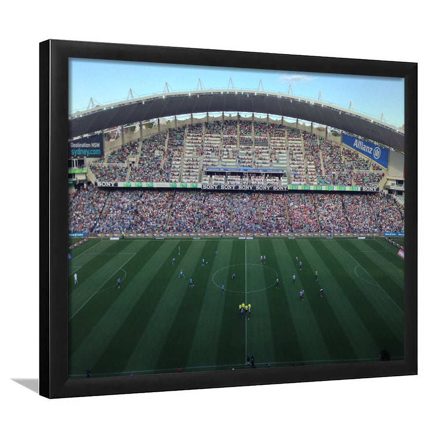 Allianz Stadium in Sydney, Stadium Canvas, Sport Art, Gift for him, Framed Art Print Wall Decor, Picture Framed