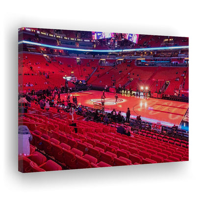 American Airline Red Arena, Stadium Canvas, Sport Art, Gift for him, Man Cave Decor, Art Print, Canvas Print Wall Art